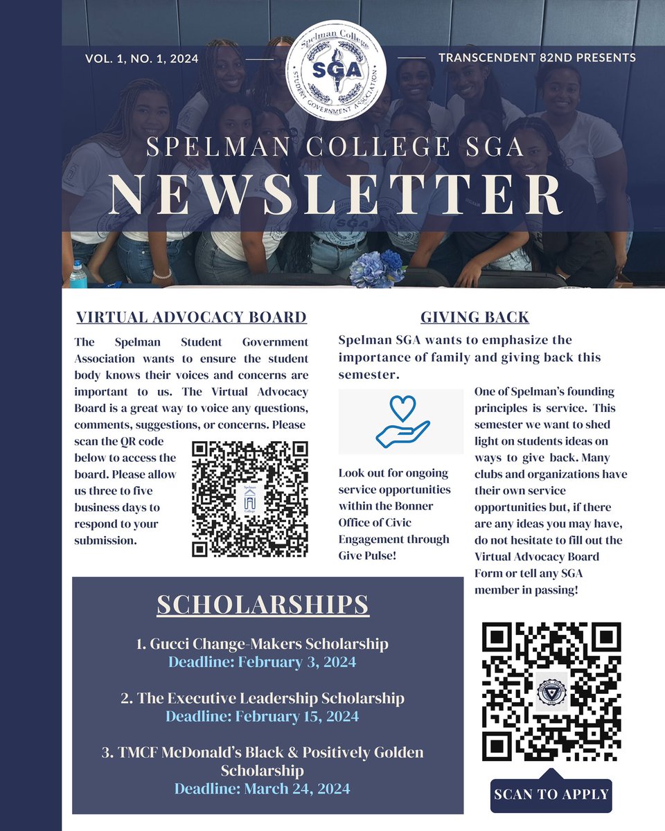 Spelman College SGA tweet media
