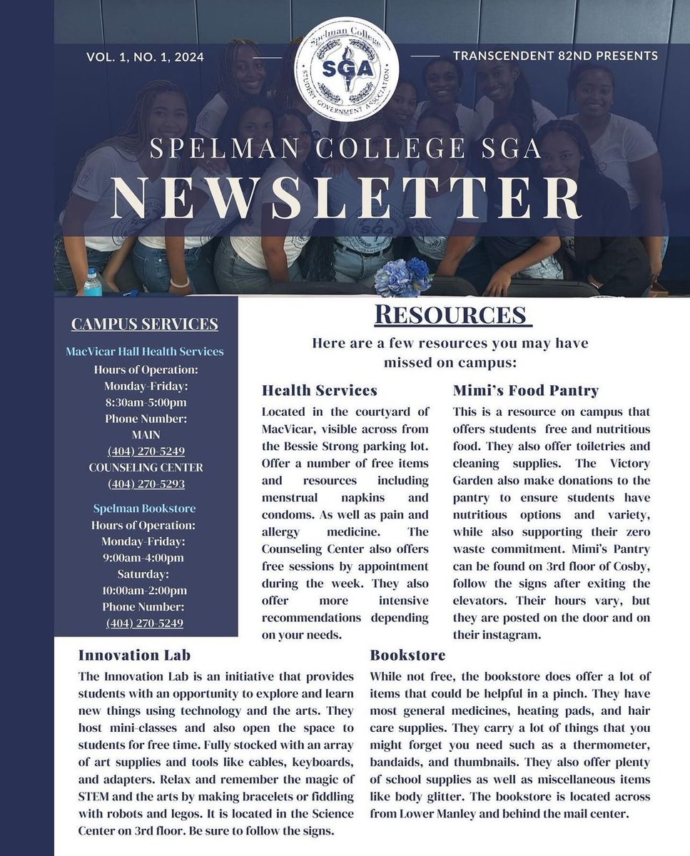 Spelman College SGA tweet media