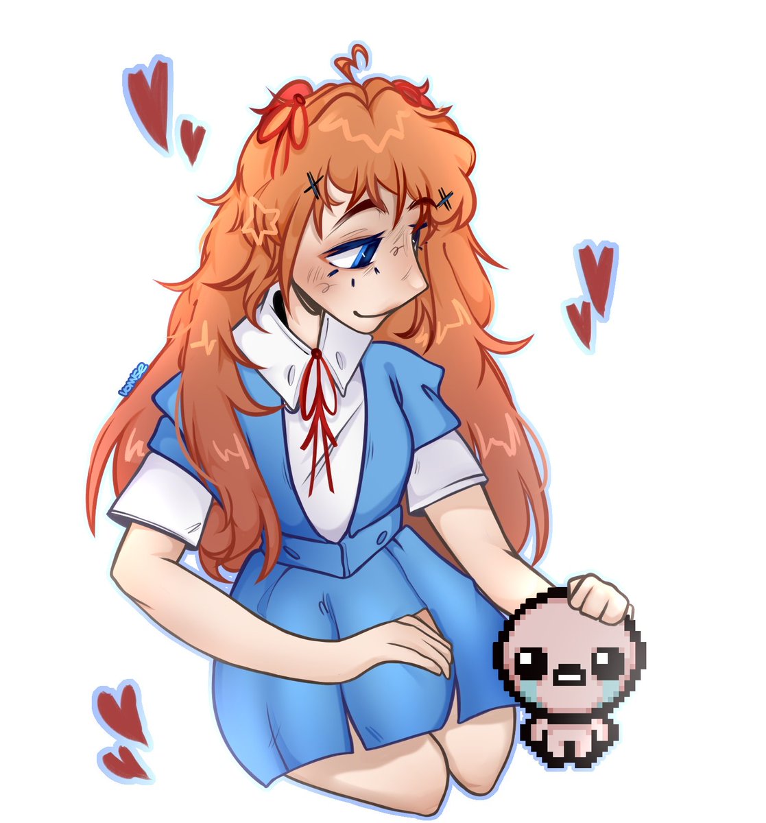 vonnsee's tweet photo. small isaac and big asuka 💥
#thebindingofisaac #evangelion #isaac https://t.co/Yp2xWuhaMs
