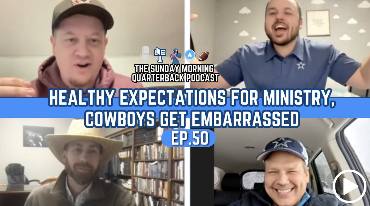 SundayMorning_Q's tweet photo. SMQB 50 | Healthy Expectations For Yourself &amp; Your Church, Cowboys Get Embarrassed, NFL Coaching Predictions

Full Pod Out Now
 📺 Youtube: https://t.co/Srslrtzu6C
🎧 Spotify &amp; iTunes: https://t.co/52j7BBXAx5 https://t.co/ET56p2Q0Li