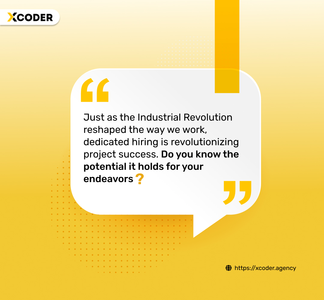 Xcoder_agency's tweet image. Unlock the full potential of your projects with Dedicated Hiring! 🚀 Embrace a new era of success and innovation.
#ProjectRevolution #DedicatedTeams💡✨