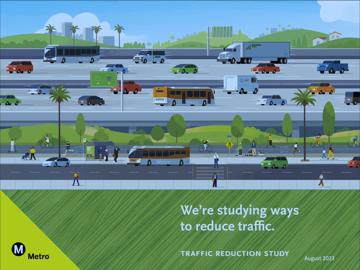 Metro's plan for LA County tackles worsening traffic congestion with innovative solutions, including congestion pricing and enhanced transportation choices. Join the Traffic Reduction Study by Metro before Jan 31st to have your say! 👇 survey123.arcgis.com/share/b27e5f78…