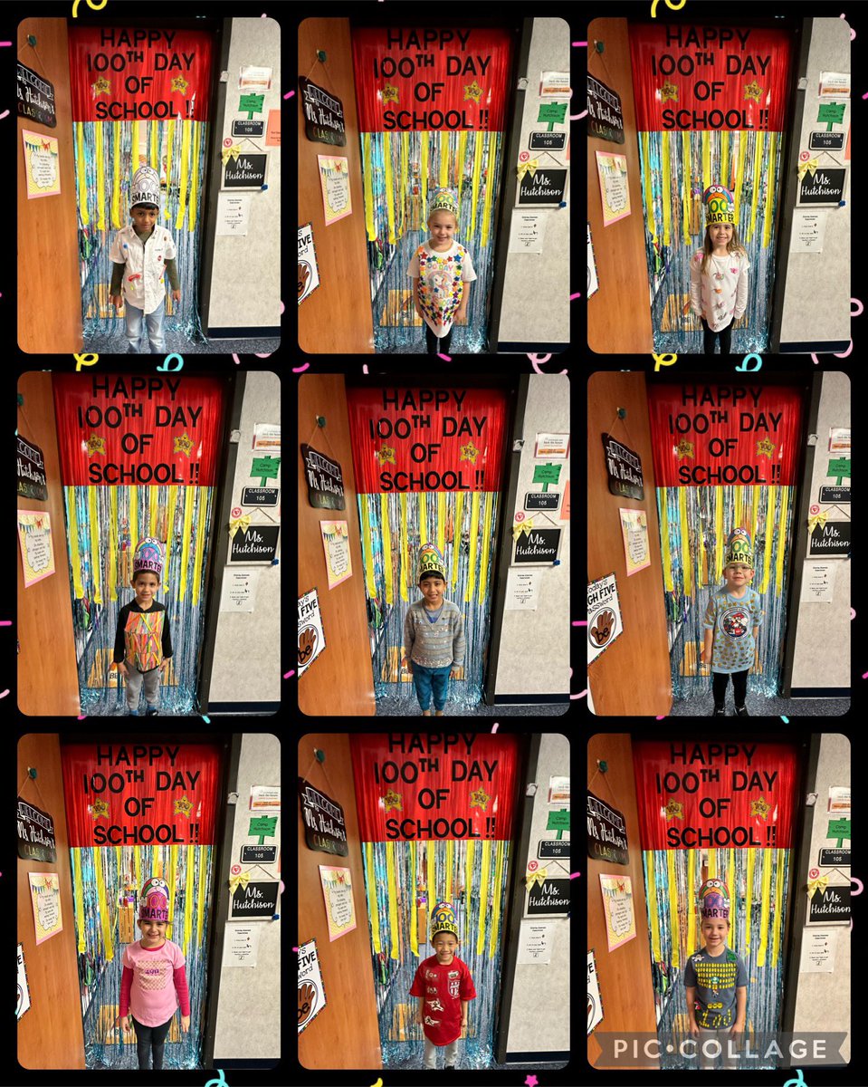 MsHKinderCrew's tweet photo. Weβre cute and we know it!!! π€©ππ― #happy100thday #100thdayfun #100thingsonashirt @LindseyElem https://t.co/YanAh6NU8B
