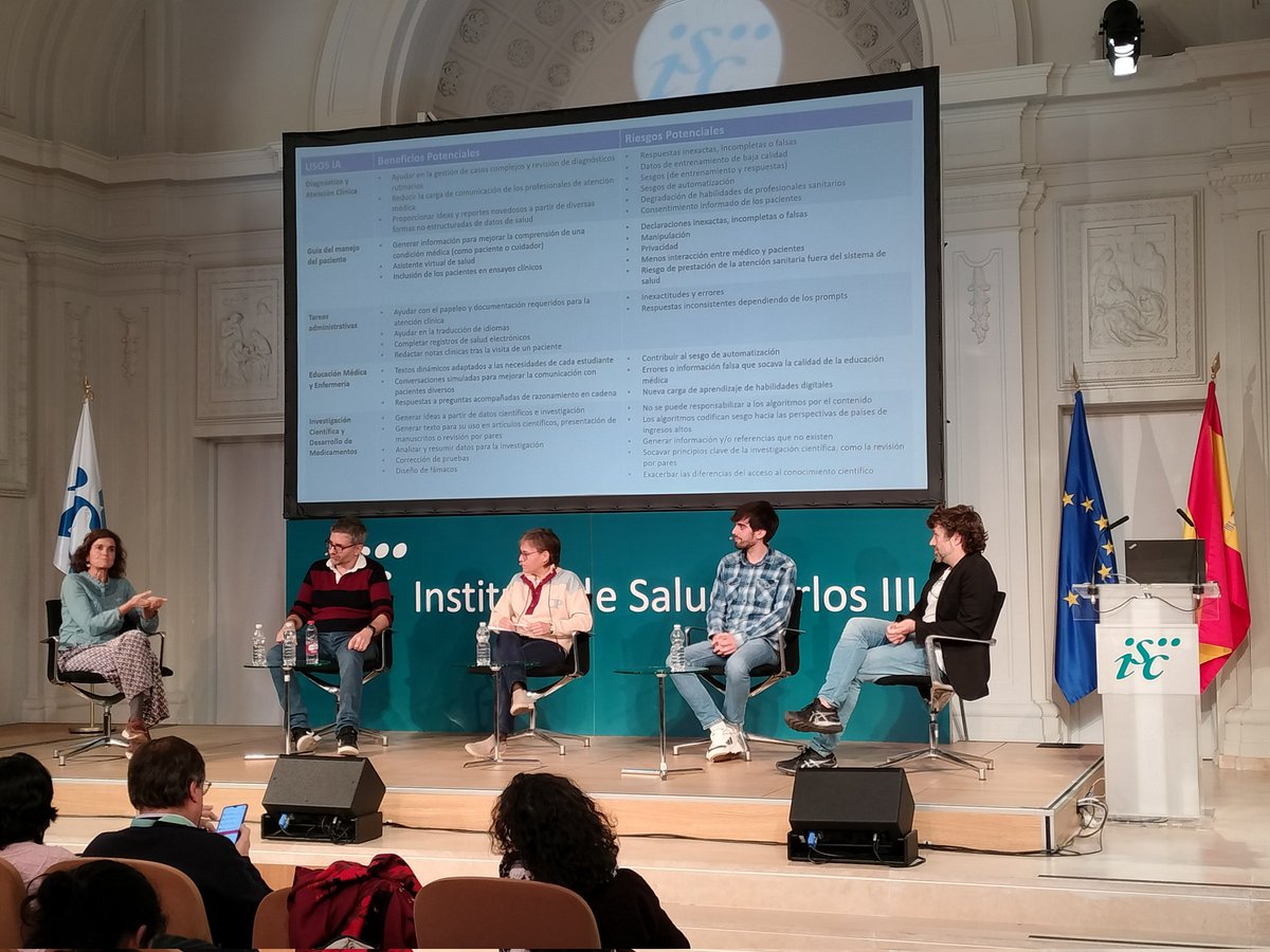 SaludISCIII's tweet photo. Hoy se ha celebrado en el #ISCIII una jornada por el Día Mundial de las Enfermedades Tropicales Desatendidas, centrada en las posibilidades que ofrece la inteligencia artificial, organizada por nuestros investigadores @_Isra_Cruz y @RomayBarja. 
#WorldNTDDay #BeatNTDs https://t.co/a6rJdqdGlB