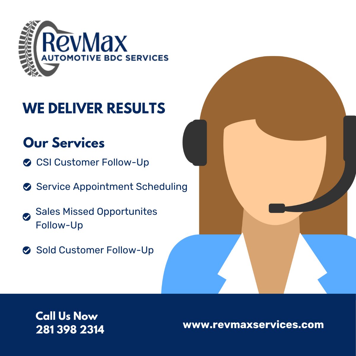 Elevating dealership success through expert BDC services, with FAIR PRICING 🚀✨ From lead conversion to customer engagement, we've got your dealership covered. Discover the RevMax advantage today! #RevMaxBDC #AutomotiveSuccess 🏆🚗
revmaxservices.com