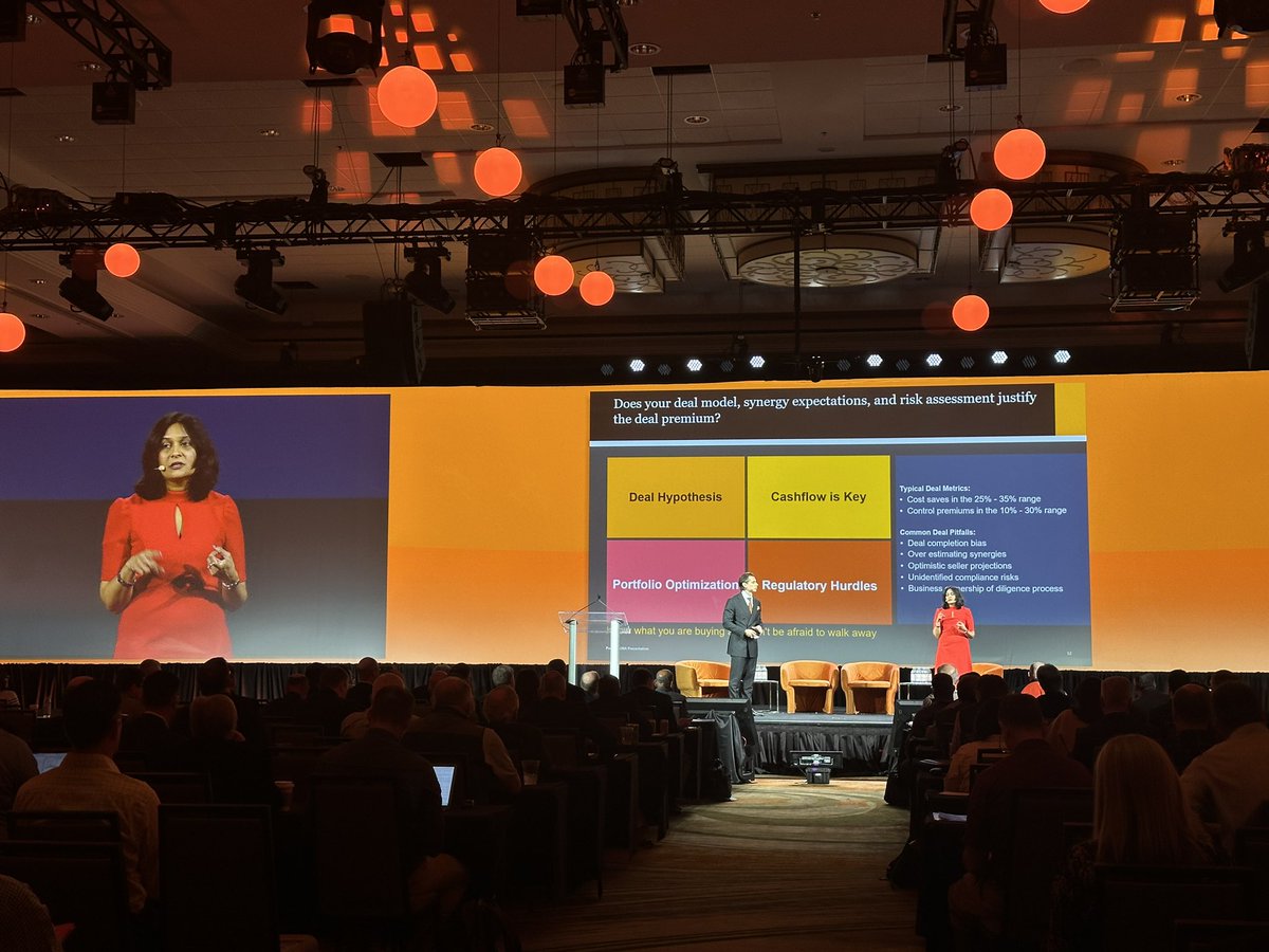 BankDirector's tweet image. In this session, @PwC explores proven strategies for navigating the complexities of uncertain times &amp;amp; demonstrate how to drive #shareholder value through strategic #dealmaking. #AOBA24