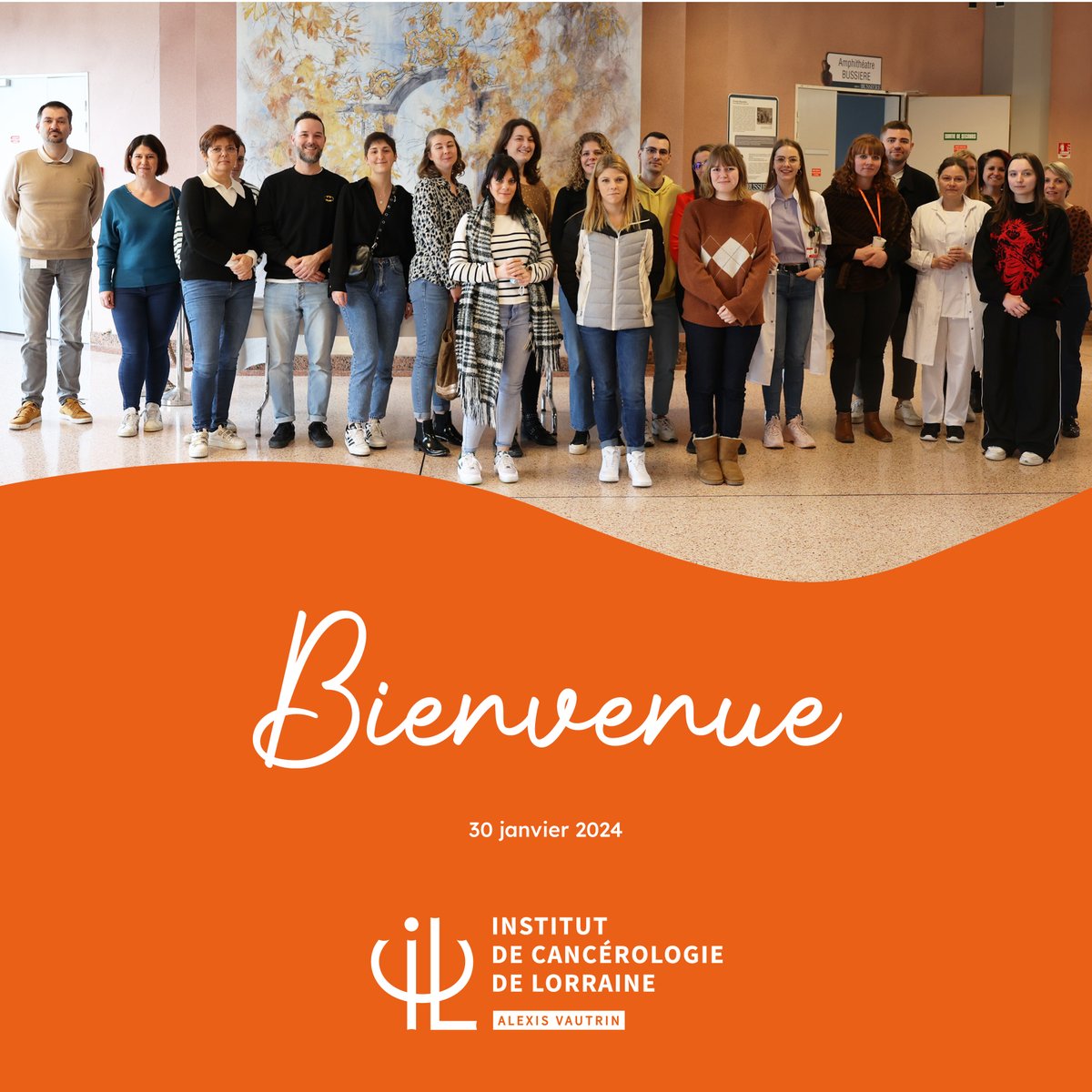 icl_lorraine's tweet image. [#Bienvenue]
22 nouveaux #collaborateurs👥ont été accueillis aujourd&apos;hui lors de la réunion des nouveaux #embauchés de l&apos;ICL : aide-physicien, IDE, chef d&apos;étude clinique, manipulateur, préparateur en pharmacie, ... 
Ils ont pu découvrir l&apos;ICL, son fonctionnement et ses valeurs.