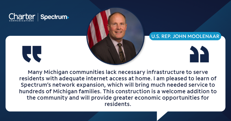 CharterGov's tweet photo. 📣 NEW CHARTER #RDOF BUILDOUT:
📍 Midland County, MI
🏠 240 Homes &amp; Businesses Now Have High-Speed Internet Access

Thank you @RepMoolenaar for supporting efforts to close the #rural digital divide.