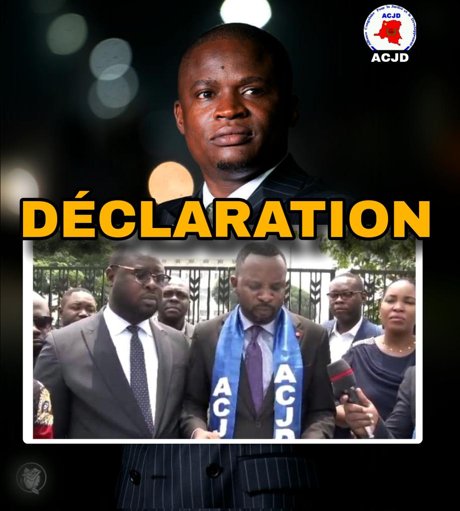 Le Parti ACJD prévient et met en garde toute personne qui tenterait de voler la victoire de Me <a href="/KennedyKatasi4/">Kennedy Katasi</a> dans la circonscription de Lukunga. (DÉCLARATION)

A LIRE 👇
jeunconscient.blogspot.com/2024/01/politi…