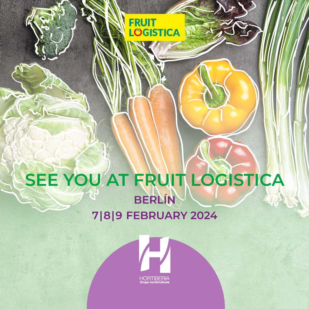 Hortiberia's tweet photo. ¡Solo una semana para que arranque #FruitLogistica! ✈️

🥦 Anticipamos un gran reencuentro con nuestros clientes internacionales y compañeros del sector 💚 ¡Nos vemos en Berlín! https://t.co/BCKdriBBEX
