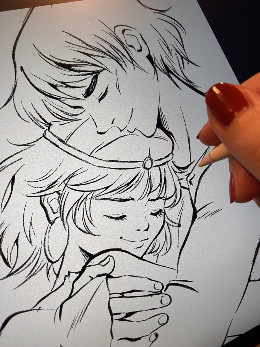 Love to draw hugging characters. 😌❤️

#sketch #WIP #workinprogress #fanart #mononoke #mononokehime #もののけ姫 #Ghibli