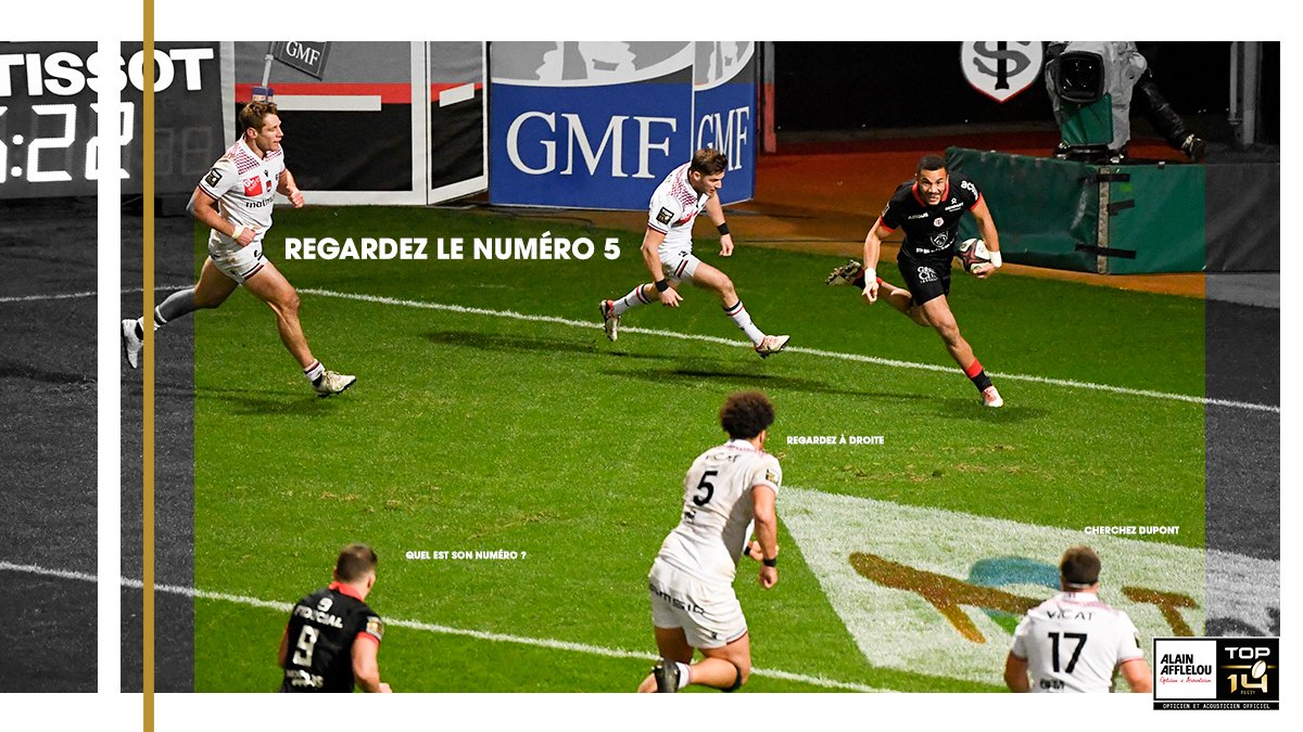 Afflelou's tweet photo. 🏉 [CONCOURS] Tentez de remporter une paire de lunettes MAGIC et un ballon ! 
Pour participer :
- Follow @Afflelou et @LNRofficiel
- Laissez-vous guider par les consignes de l'image
- On vous attend en commentaire !
Fin du concours le 6/02 
#LNR #TOP14 #RugbyIsMagic https://t.co/uYvo6GlvNg