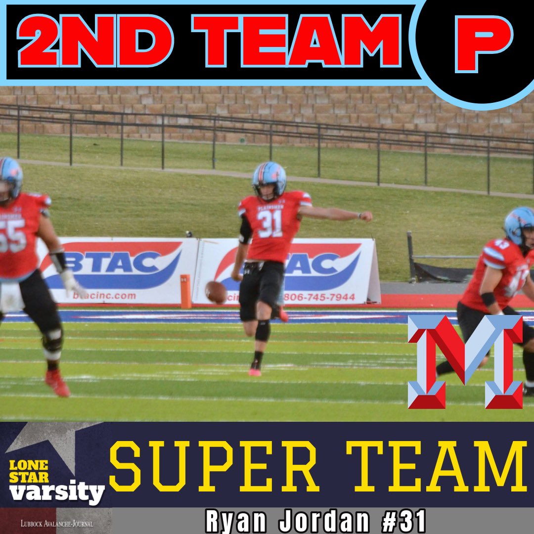 Congrats <a href="/Ryan_Jordan05/">Ryan Jordan</a> on being selected to the @LoneStarVarsity Super Team! <a href="/CoachThrash/">Judd Thrash</a> <a href="/AthleticsLISD/">Lubbock ISD Athletics</a> <a href="/montereyhs/">Monterey High School</a> <a href="/806hsscmedia/">Jasone Pearson</a> <a href="/RandyRosetta/">Randy Rosetta</a> <a href="/byStephenGarcia/">Stephen Garcia</a>