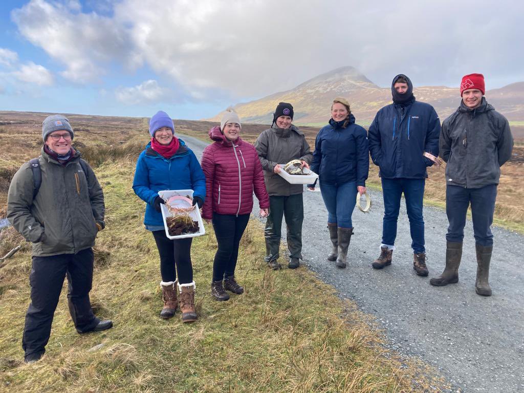 Míle buíochas d'Aengus Kennedy @naturenorthwest for demonstrating how to teach Peatland workshops in schools. Interactive activities included Bog Crowns, Bog Profiles and Bog Books. Our team look forward to engaging with pupils this Summer, “Mol an óige agus tiocfaidh sí” #ACRES