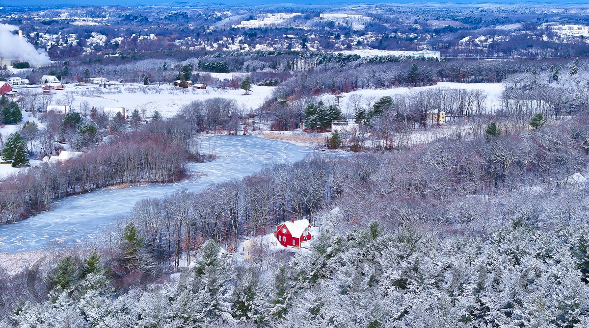 Winter in New England; January 2024 - SemperDrone.com