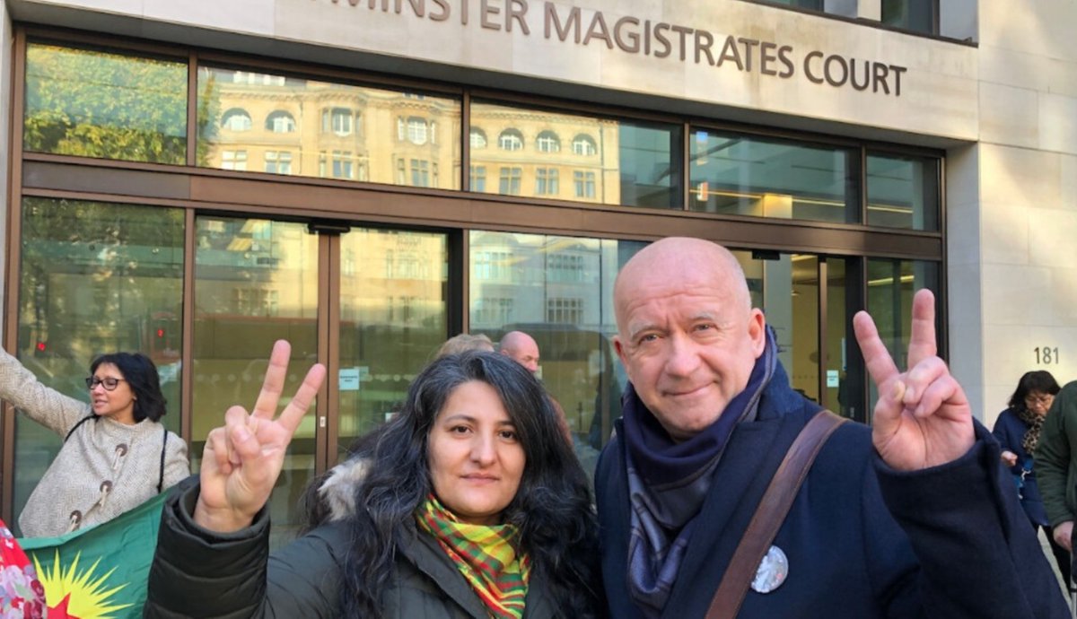 Today, a British judge assisted the Turkish dictator Recep Tayyip Erdogan in criminalising a female Kurdish asylum seeker &amp; a pro Kurdish rights campaigner by using UK law in favour of the Turkish regime to criminalise the Kurdish issue not just in Turkey but now in the UK too.