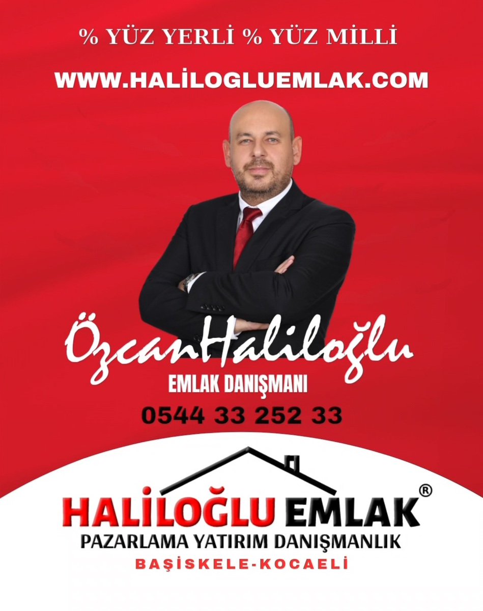 ozc_haliloglu's tweet photo. Merhaba ben emlak Yatırım danışmanınız Özcan Haliloğlu.Tüm Gayrimenkul ihtiyaçlarınız için bana ulaşabilirsiniz.Uzmanlık bölgem Başiskele-Kocaeli https://t.co/ezb881hQ9Y