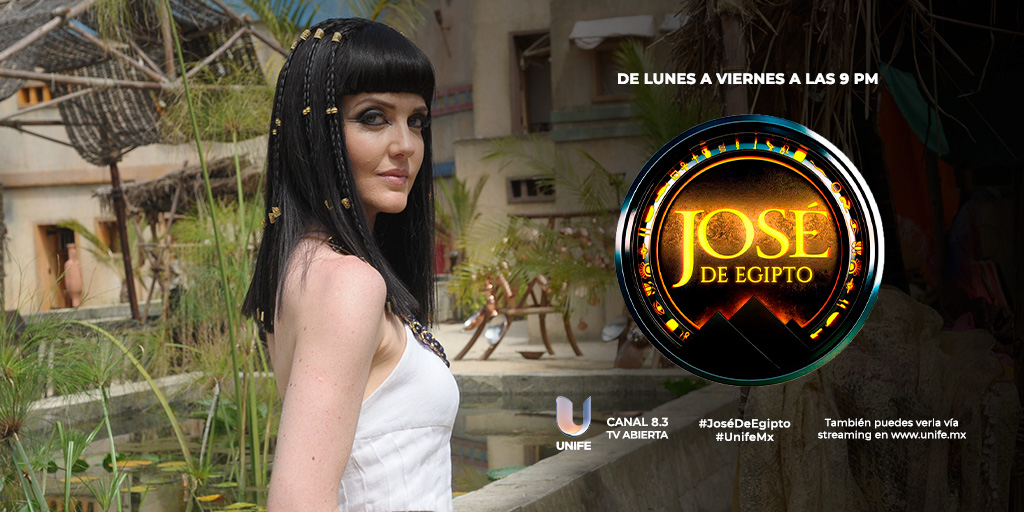 UnivMx's tweet photo. ¡No te pierdas cada detalle de esta increíble historia!

#JoséDeEgipto, de lunes a viernes a las 9 p. m., solo en #UnifeMx, canal 8.3, TV abierta. O por streaming en https://t.co/84OZ1pHjBj https://t.co/3GYcgVlCel