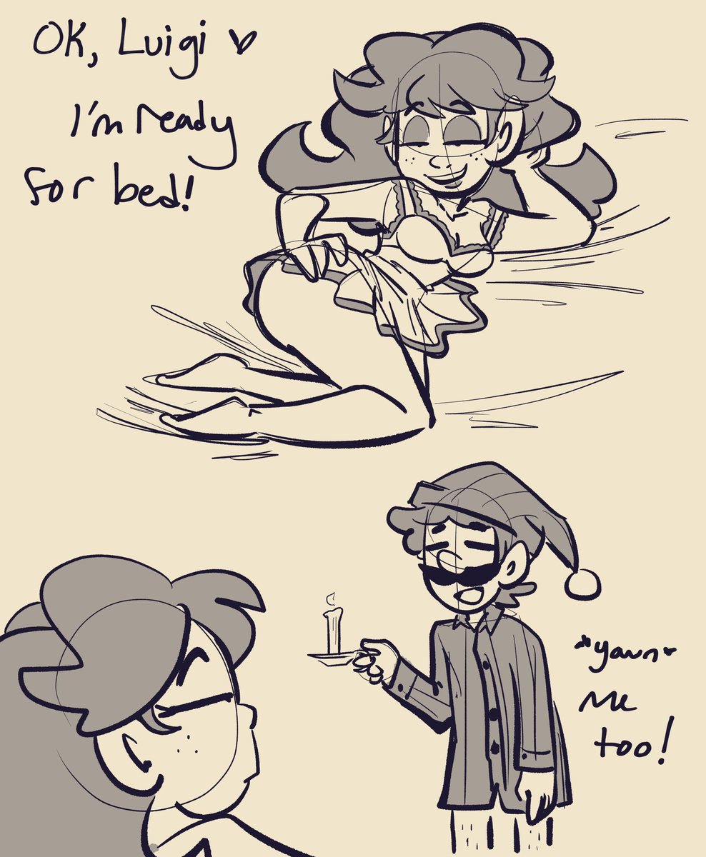 sarahrsketches's tweet photo. The way they’re dressed here, I couldn’t help but think of this funny little idea lmao https://t.co/ZbHTA6KdkE
