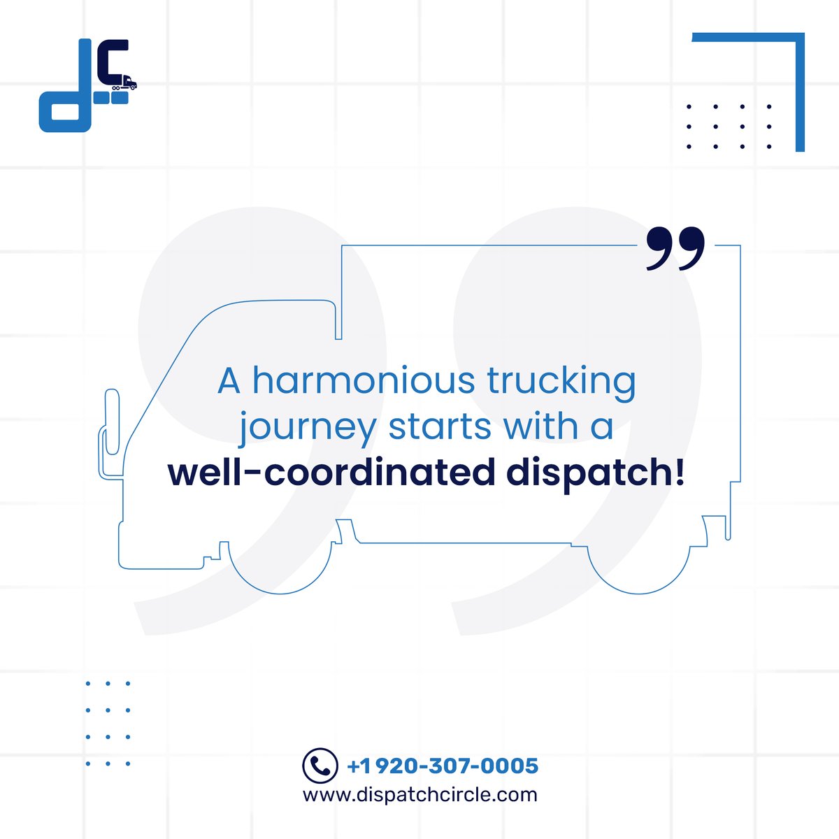 At Dispatch Circle, we are connecting truckers to success with precision dispatching!   😊

#DispatchConnection #TruckingTriumph #USA #services #transporter #truckdispatching #dispatchcircle