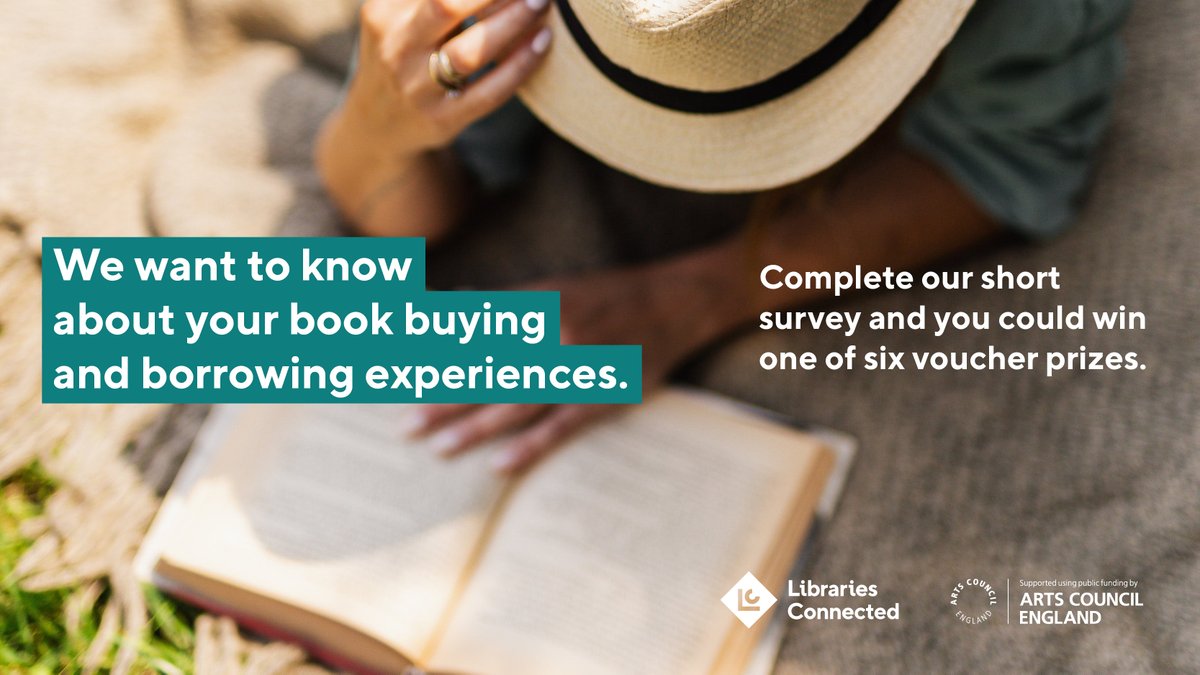 Calling all book borrowers & buyers in Wiltshire! Take a few minutes to fill in this short survey about your book buying and borrowing habits and enter into a prize draw to win one of six prizes, including £100 shopping vouchers & £50 book tokens. shout.com/s/UCe0K4KU