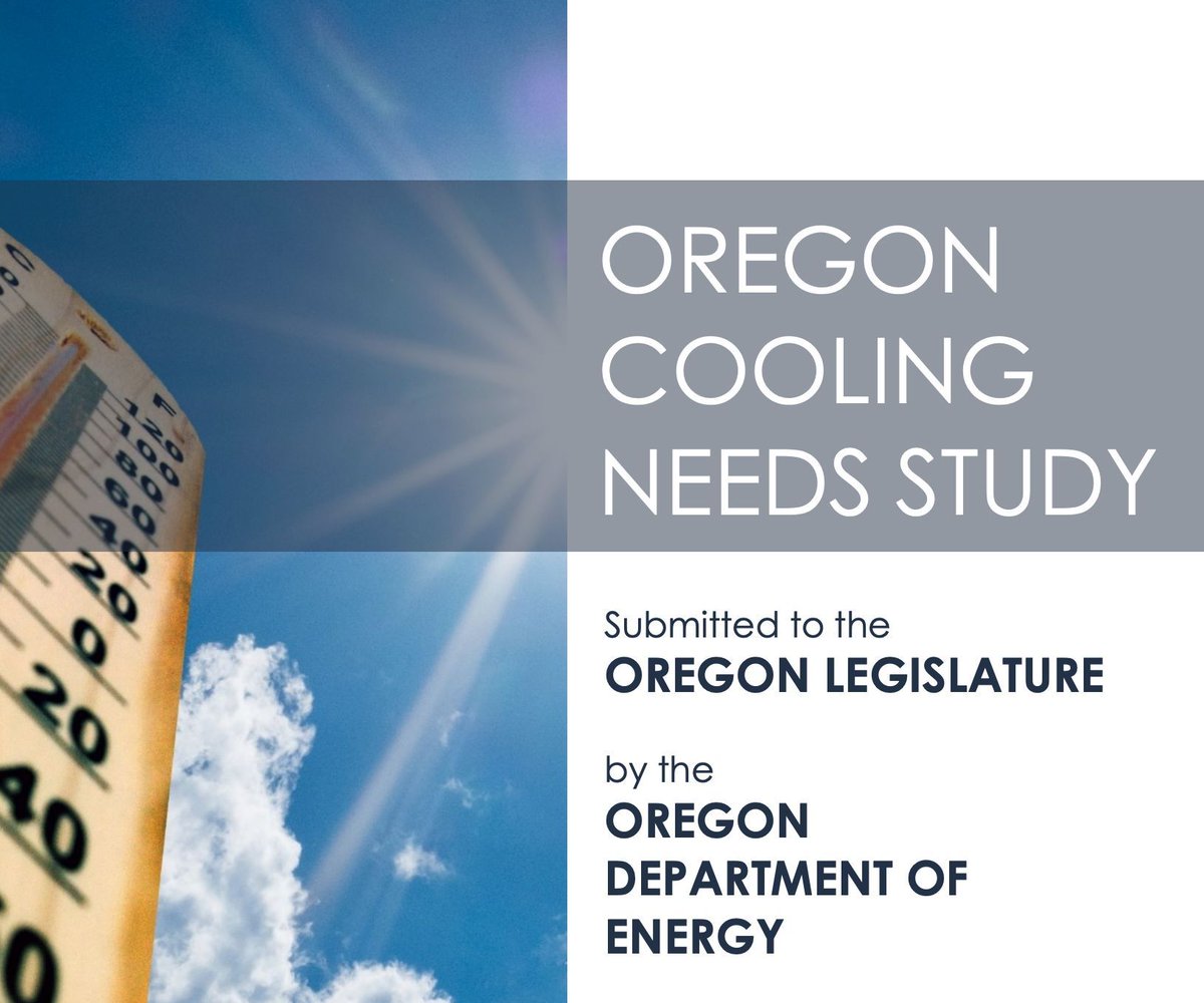 Oregonians deserve safe, cool homes, especially in rising temps. @OregonGovEnergy study highlights a great need for better cooling equipment, with over half of vulnerable housing lacking proper systems. Read the full report here! #ClimateAction buff.ly/4aXVpHt