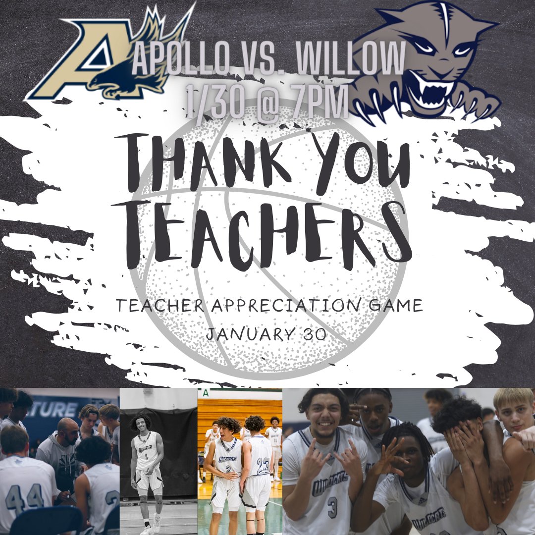 Join Men's Basketball tonight as they take on Apollo in the DEN! Teacher Impact night and the final regular season game. WC is ranked #10 and Apollo is ranked #8 in 5A Playoff race! #WinningCulture