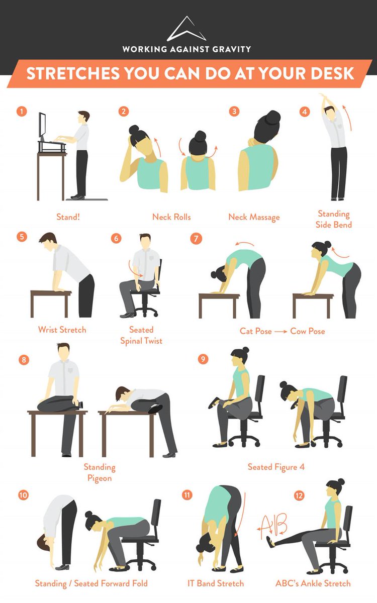 To our @ESHTNHS colleagues who regularly spend their day #sitting at a #desk - it's a good idea to take breaks and try some #deskercise to improve . Talk to the #wellbeing team for some inspiration or have a look at this page: nhs.uk/live-well/exer…