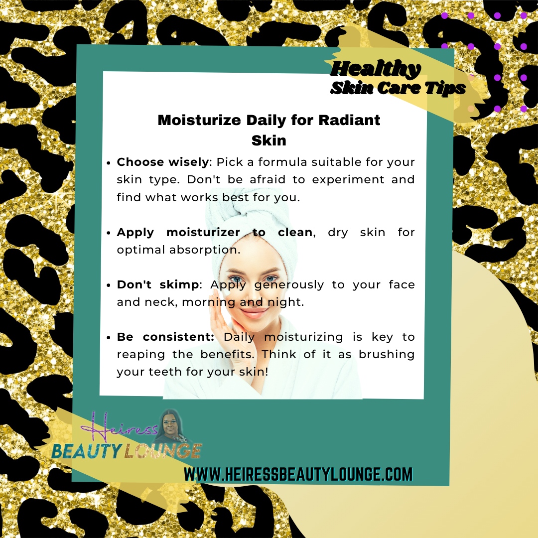 skin_crown's tweet image. Skin care tips Tuesday! 🌟 Radiant skin starts with a simple step: #MoisturizeDaily 💧 Keep your skin hydrated and glowing with our top tips and products. #SkincareGoals #HealthyGlow ✨
Continue reading here heiressbeautyblog.godaddysites.com/blog/f/moistur…