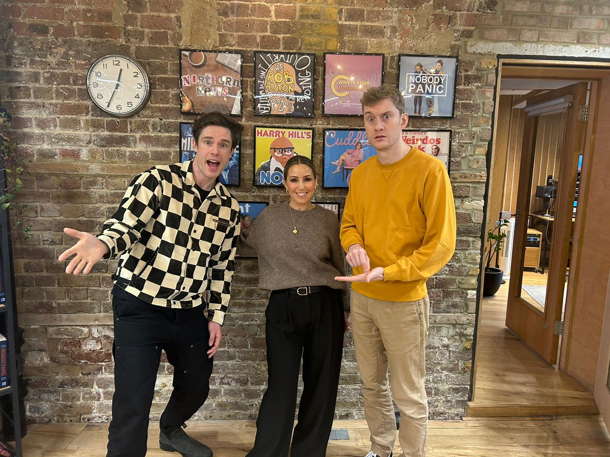 Laughter was firmly on the menu today at @OffMenuOfficial podcast recording with @MsRachelStevens for @ActiviaUK! Thank you @EdGambleComedy @OfAcaster for the warm welcome ☺️ #CampaignCoverage #podcast #mediarelations #PR
