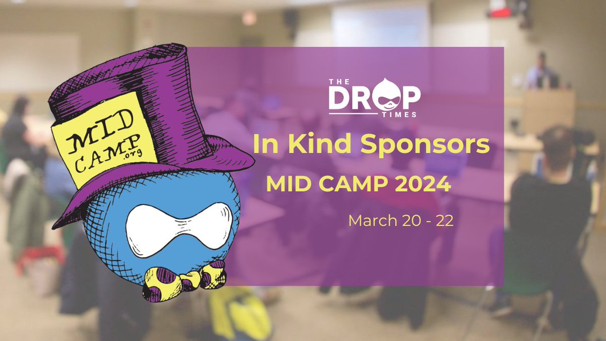 thedroptimes's tweet photo. Excited to announce our partnership with MidCamp 2024 as In-Kind Sponsors ππ!! Join us as we support this fantastic event and help make it a memorable experience for all attendees.
Follow us for more updates and exciting announcements !!
#drupal #opensource #event #midcamp https://t.co/scRvIkCE5v
