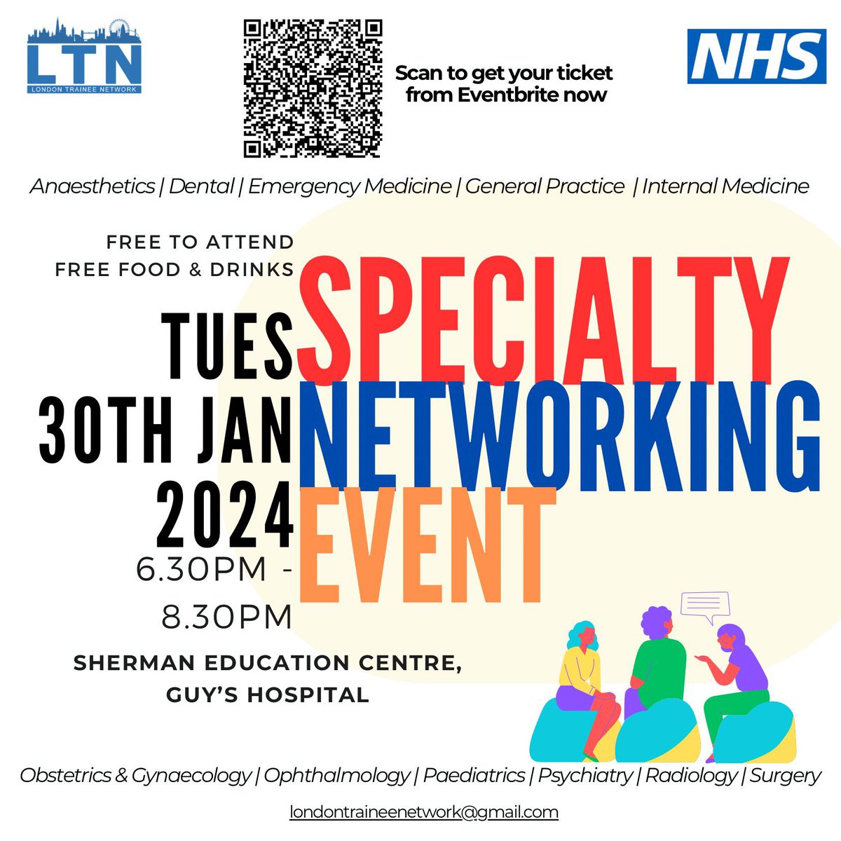 Please aim to arrive promptly this evening to give everyone maximal time with their specialties! And of course time to eat pizza 🍕