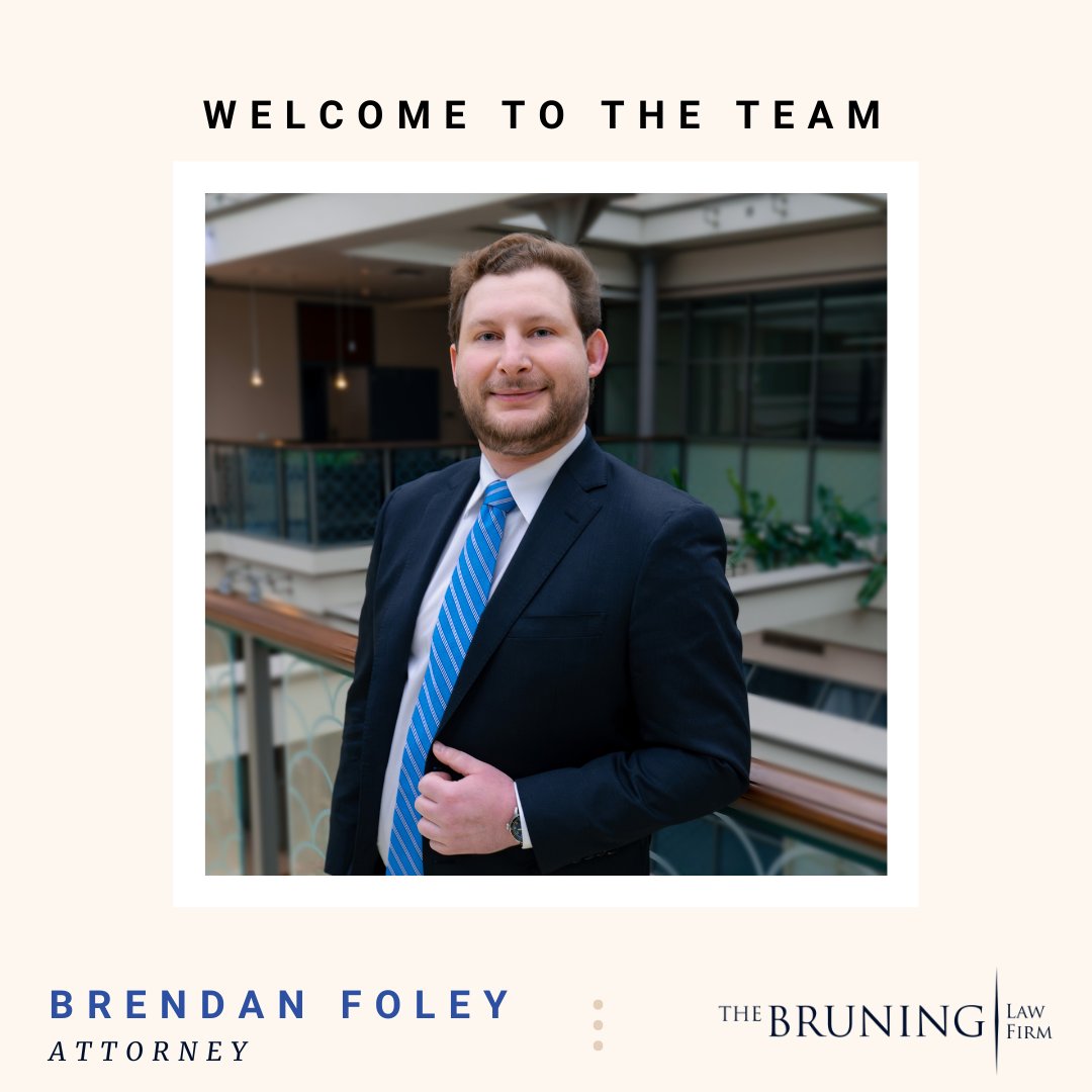 We're excited to announce another member to our team - Welcome Brendan! #lawfirm #careers