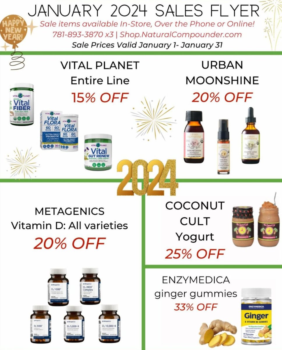 jcwc's tweet image. Don't miss out on January savings at Johnson Compounding and Wellness! Time is running out to explore exclusive discounts. Stop by and elevate your wellness journey with our special offers before the month concludes. #jcw