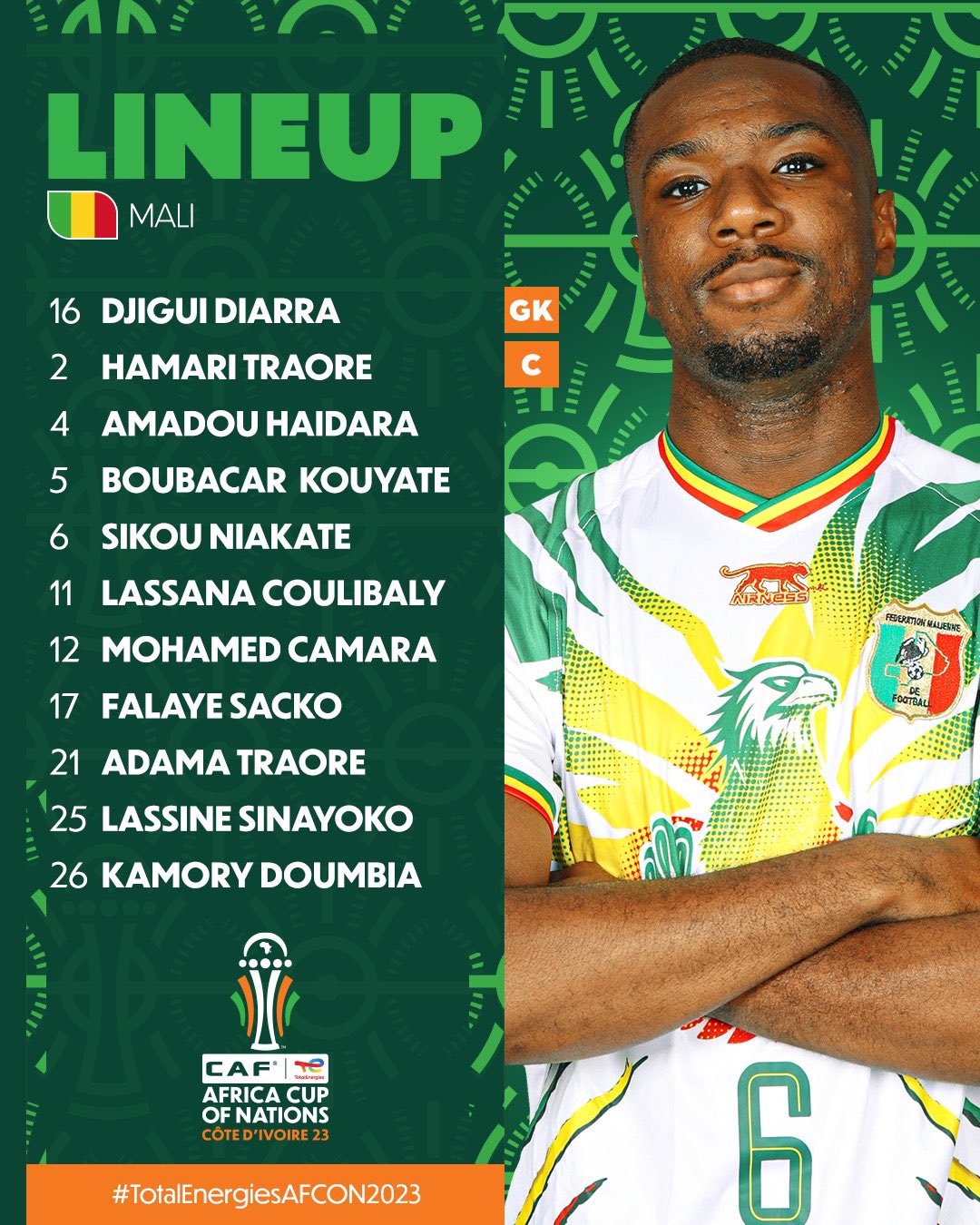 Voici le nouveau maillot des Aigles pour la CAN Côte d'Ivoire 2023 