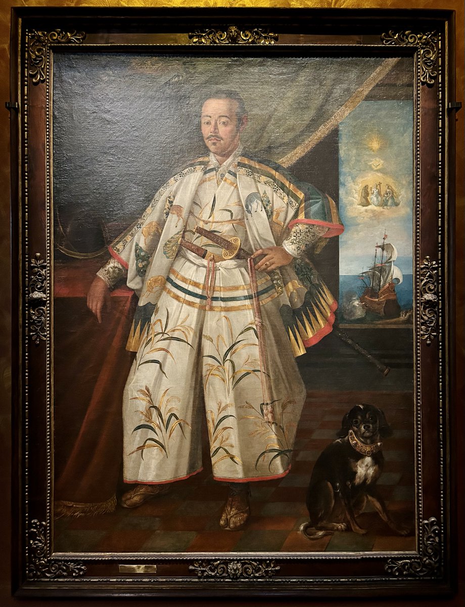 ★アキラ様★Lilliput /CRATHIE CHURCH,BALMORAL Archita Ricci's portrait of Hasekura Tsunenaga (1571-1622), the