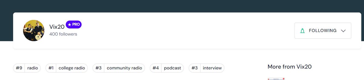 Portob_Express's tweet photo. Congratulations to the amazing @Vixtwenty for having reached 400 followers on @mixcloud ๐
#legend #listening #TheVixEssentials https://t.co/TqsQbe8mmu
