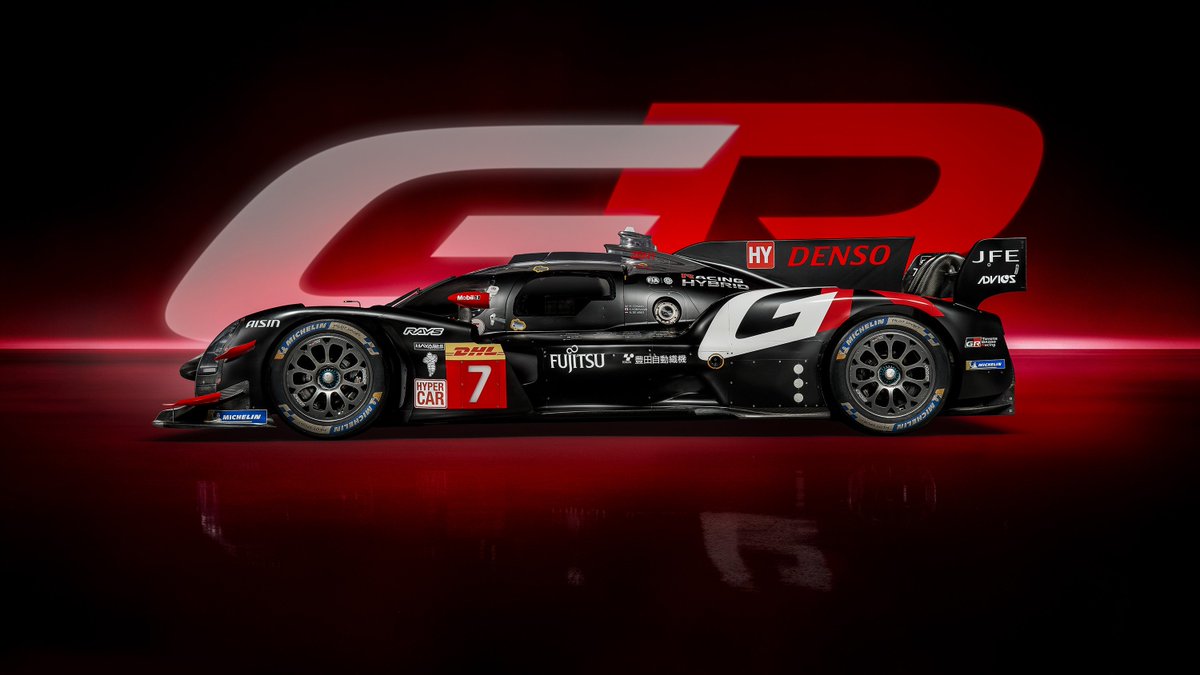 TearOffFR's tweet photo. 🚨 OFFICIEL !

Toyota DÉVOILE sa nouvelle HYPERCAR pour la saison 2024 de #WEC ! ✅

Vous aimez cette #GR010HYBRID désormais vêtue de noir ?

(📸 @TGR_WEC)