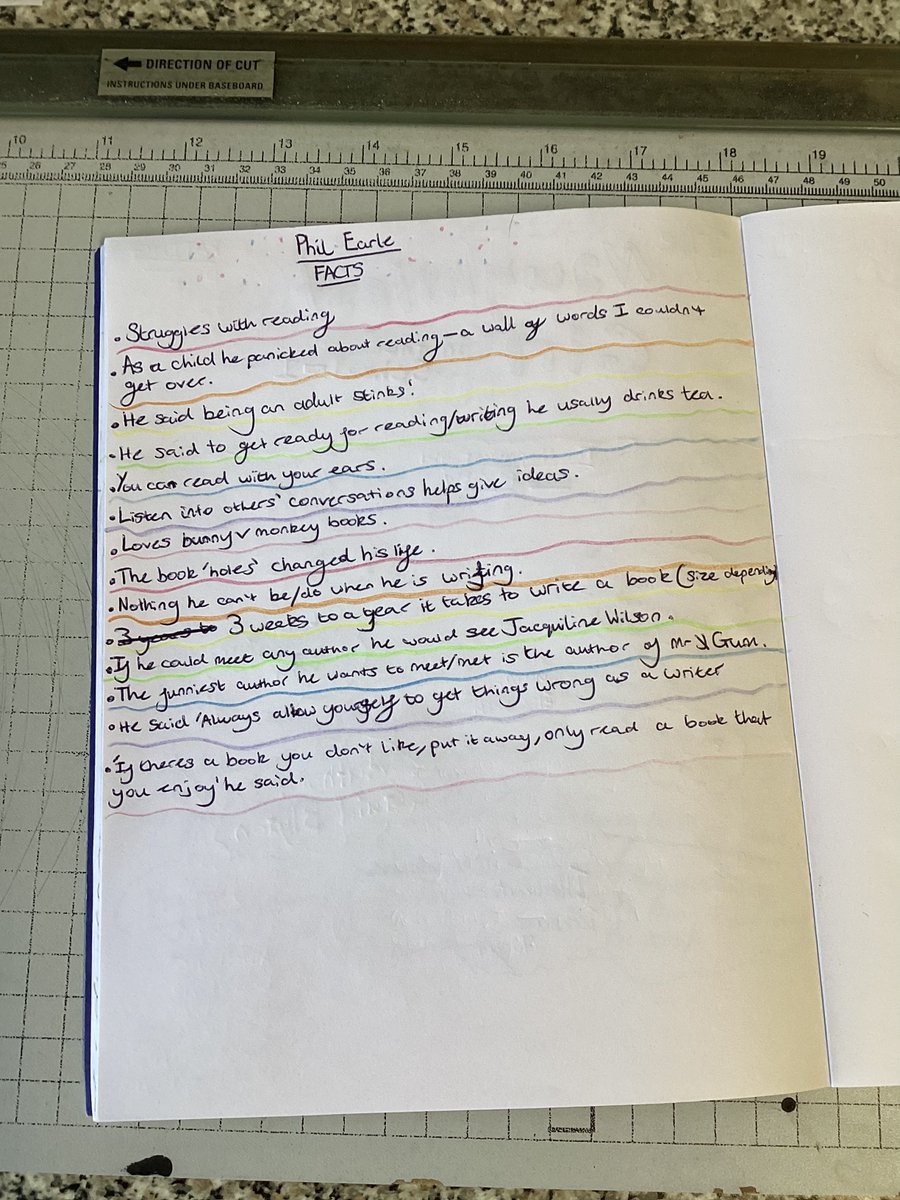 Year 6 met author Phil Earle through #worldofstories and created reading journal pages following the interview. @philearle #proudtobelong