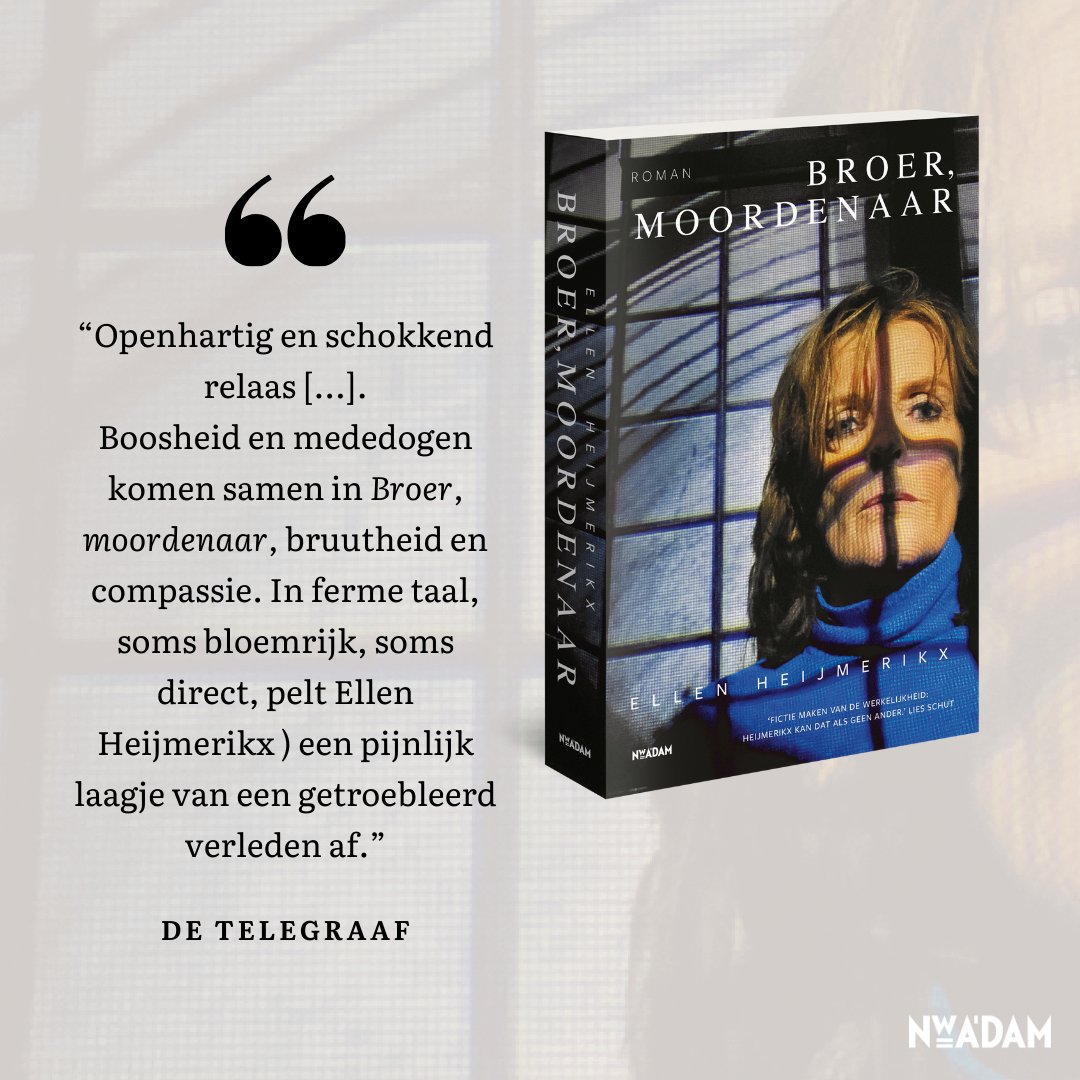 Fijne bespreking van Broer, moordenaar van <a href="/ellenheijmerikx/">Ellen Heijmerikx</a> in de Telegraaf!