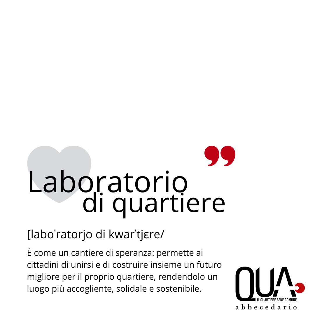 quaderno_re's tweet photo. Hai mai partecipato ad un Laboratorio di Quartiere?  È il luogo dove i cittadini si incontrano per progettare e realizzare soluzioni ai problemi locali, il primo passo del protocollo collaborativo di #ReggioEmilia #QuartiereBeneComune.
Scopri di più 👉https://t.co/OMq76C7lHe https://t.co/YhnT2qm4RN