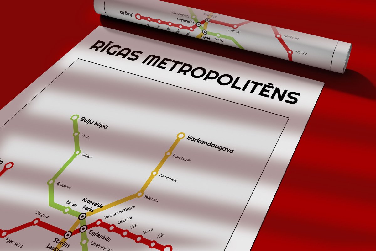 PixelSuperSpace's tweet photo. Do you know the story about Riga Metro? 
The underground system was never constructed. The idea was first introduced in the 1970s and would be completed only in 2021. Check out this poster is inspired by the architectural sketches from 1983: https://t.co/jkFxuTQG7y
#riga #urban https://t.co/nULidvEhNq