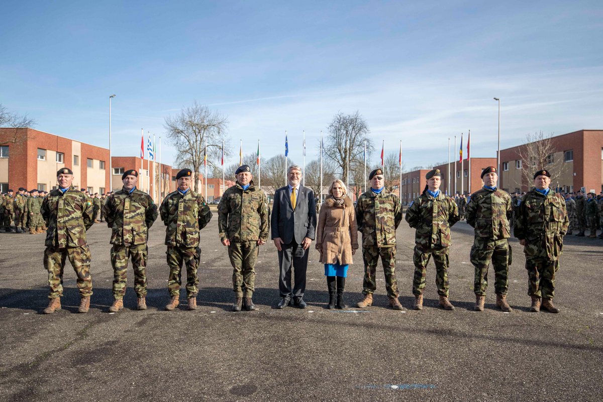 Eurocorps HQ welcomed the ten (10) new Irish contingent members to Eurocorps this week. The parade was attended by His Excellence Mr. Niall Burgess, Ambassador of Ireland to France and Her Excellence Ms Catriona Doyle, Permanent Representative of Ireland to the Council of Europe…