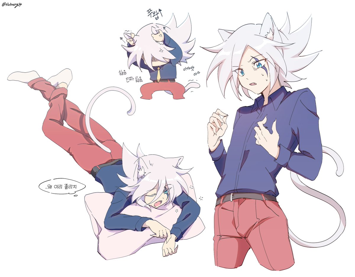 #괴도조커 #怪盗ジョーカー 
고양이 싫어하는 애한테 고양이 쥐여주기