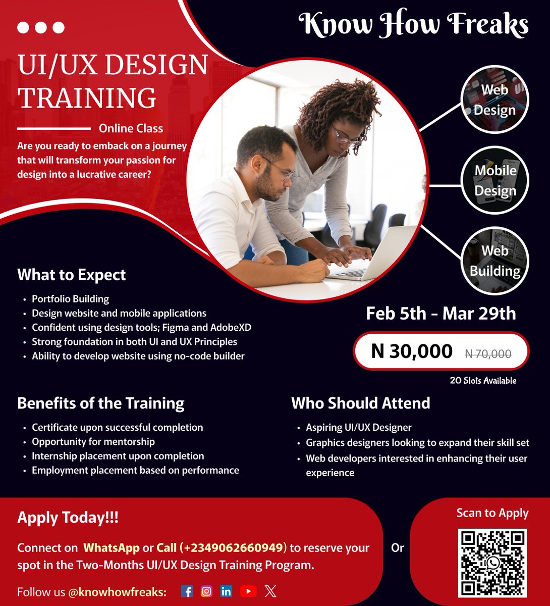 knowhowfreaks's tweet photo. @yellowcard_app Take advantage of this opportunity to gain a future in tech.

Spot filling up soon. https://t.co/ow01Yipsmh