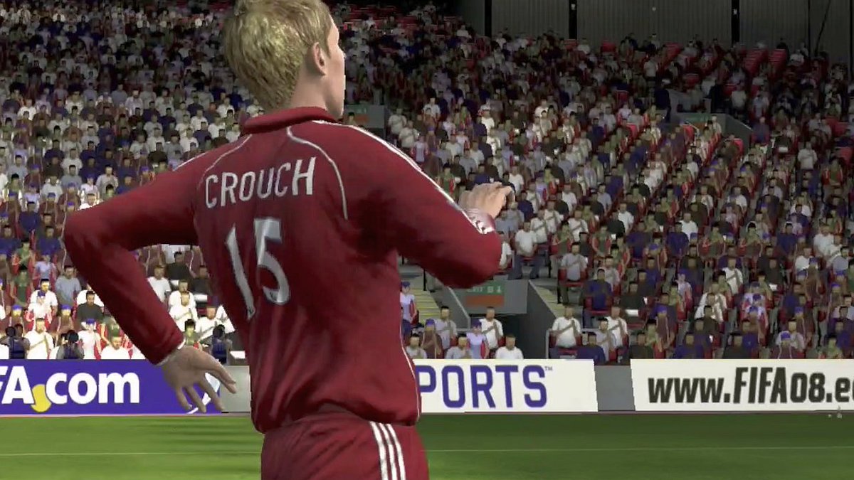 T_I_F_G's tweet photo. 🎂 Happy birthday, Peter Crouch!
High, robot.
#FIFA08 #HBD https://t.co/yezjVcJ93o