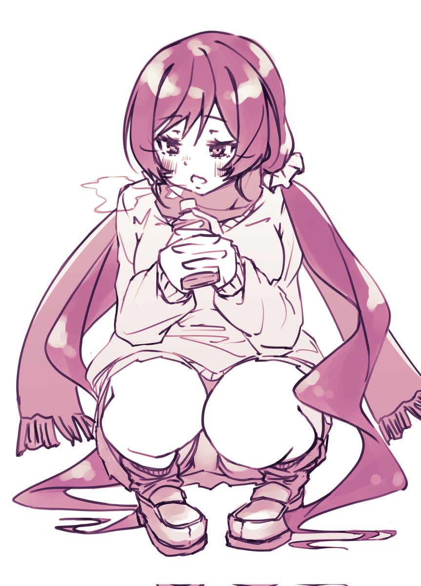 東條希 「冬のん 」|またたびあんこのイラスト