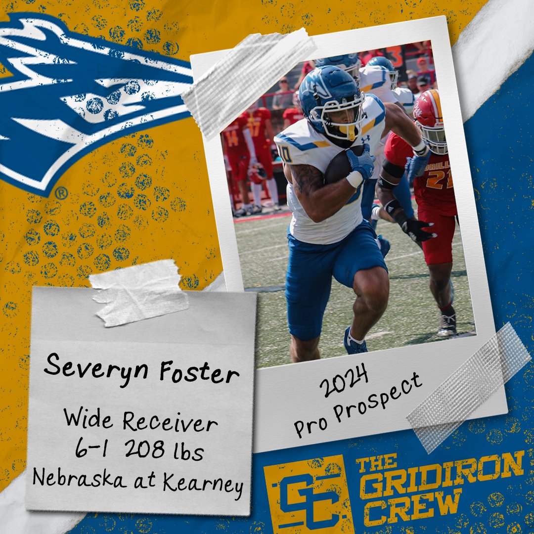 ⚠️ Attention Pro Scouts, Coaches, and GMs ⚠️

You need to look at 2024 Pro Prospect, Severyn Foster <a href="/SevFo_/">Severyn Foster</a>, a WR from <a href="/UNK_Football/">UNK Football</a>

👀 See our Interview: thegridironcrew.com/severyn-foster…

#2024ProProspect #DraftTwitter #NFLDraft #NFL #CFLDraft #CFL #ProFootball 🏈