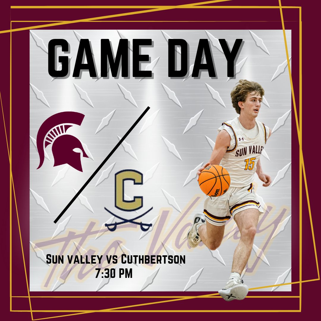 GAME DAY IN THE VALLEY

🆚 Cuthbertson
📍 Sun Valley High School
⏰ 7:30 PM