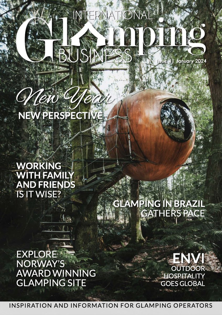 Kicking off the New Year with a world trip to Brazil, Norway (Brokkestøylen) &amp; Mexico to find out what #glamping operators around the globe are up to… 

Read now 👉 issuu.com/parksmanagemen…